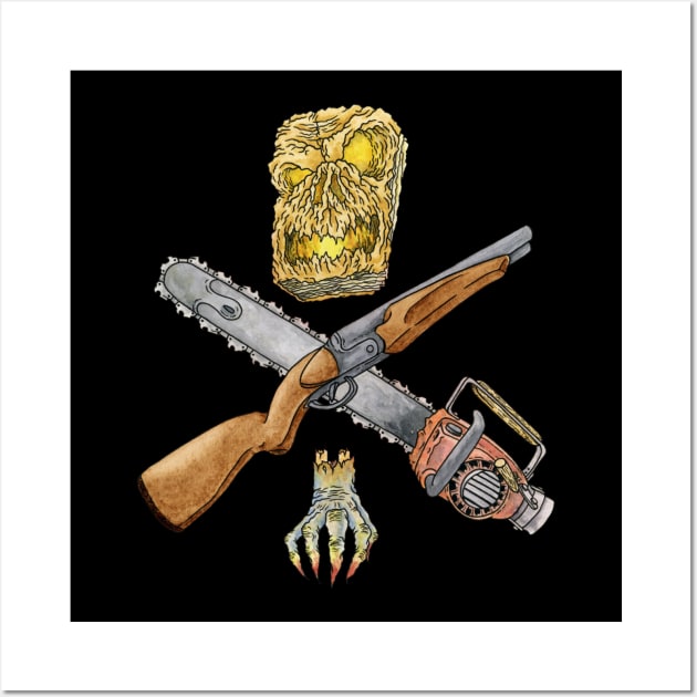 Evil Dead Crest Wall Art by ScottBokma